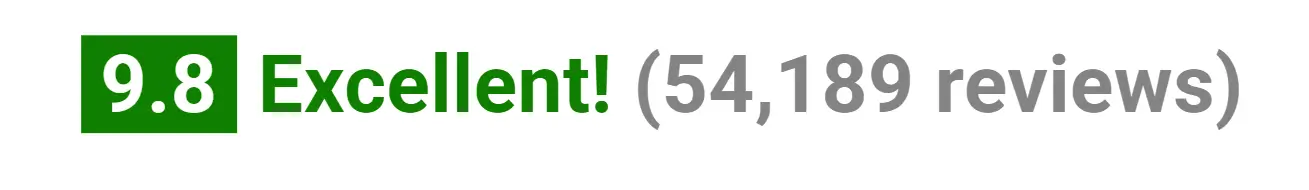 Beast Force 5-star customer ratings badge